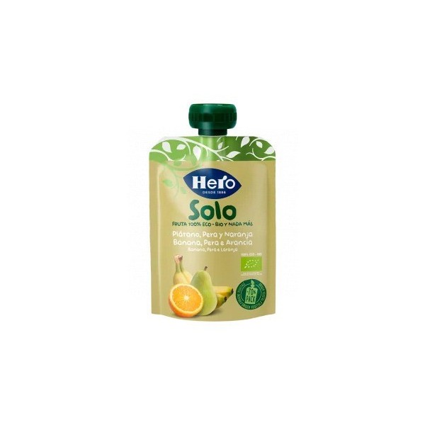 Hero Baby Eco Plátano, Pera y Naranja 100gr